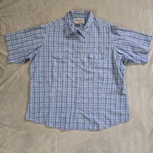Y2K Wrancher by Wrangler Women's Pearl Snap Short Sleeve Shirt